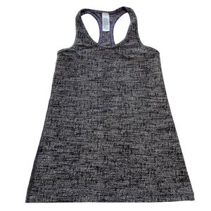 Ivivva by Lululemon Racerback Tank Top Keep Your Cool Charcoal Gray Girls Size 8